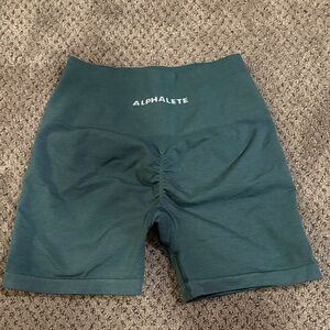 Alphalete Women's Teal Bike Shorts